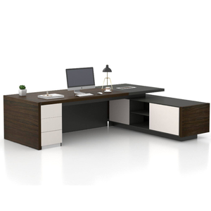 Cao Cấp Hiện Đại L-Hình Bàn Điều Hành Bền Bằng Gỗ Ông Chủ Văn Phòng Bảng Thiết Lập Chuyên Nghiệp CEO Tập Tin Thương Mại Ngăn Kéo - Product Image 6