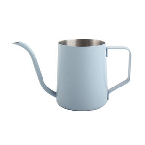 Cafetera Portátil de Goteo con Cono y Hervidor de Cuello de Cisne de Acero Inoxidable de 350 ml, Juego de Cafetera de Color Azul - Product Image 2