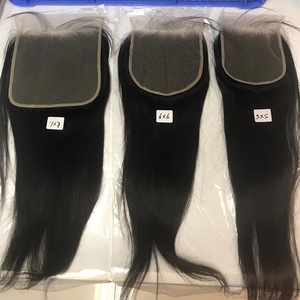 Pizzo trasparente 4x4 chiusura lisci capelli lisci extension per capelli allineati con chiusura in pizzo trasparente merletto svizzero per la fabbricazione di parrucca - Product Image 1