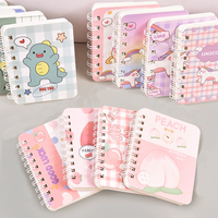 Carnet de Notes Mini Spirale A6 A7 Personnalisé Kawaii pour Fille, Bloc-Notes de Poche Mignon et Portable