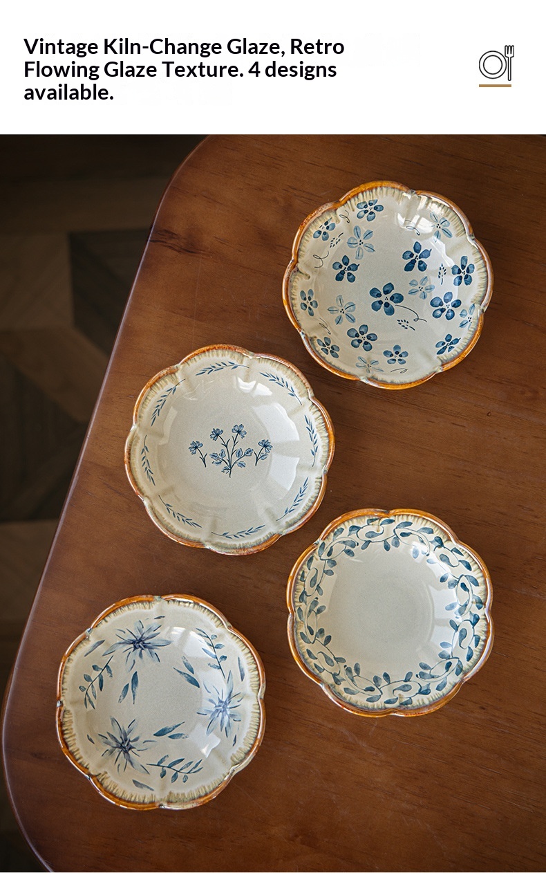 จานดอกไม้ 6 ใบ - รู้จักหญ้าลม