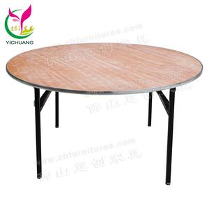 Foshan Hôtel meubles table pliante Ronde pour le banquet, le Bon partenaire pour chaises avec tube En <span class=keywords><strong>Fer</strong></span> De Haute Qualité - Product Image 2