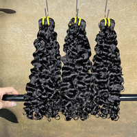 Lots de Cheveux Bouclés Birmans Bruts Doublement Étirés, 100% Non Traités, Cuticules Alignées, Extensions de Cheveux Humains Vierges Grade 12A, Faits à la Machine