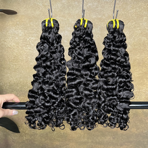 Extensiones de Cabello Humano Virgen Birmano Rizado Doble Trama, 100% Sin Procesar, Cutícula Alineada, Puntas Gruesas y Llenas - Product Image 4