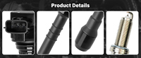 Kit de bobine d'allumage et de bougie d'allumage UF650 UF677 pour Nissan Patrol Y62 Armada Titan Infiniti QX56 QX80 5.6L V8 Kit de réglage