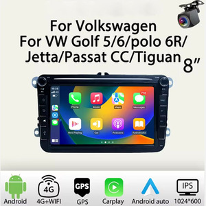 Autoradio Android 8 pouces pour Volkswagen <span class=keywords><strong>Golf</strong></span> Jetta Passat Système de navigation GPS Lecteur multimédia vidéo - Product Image 2