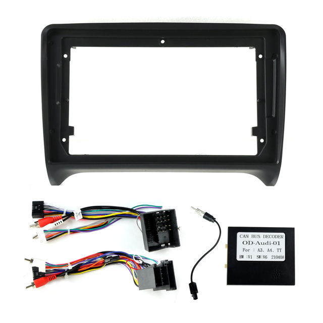 MEKEDE Hot Sale Car Android Radio Car Frame for Audi TT 2006 - 2014 Android Car Radio Frame Special Frame