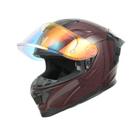 Casques de moto en fibre de carbone intégraux unisexes modulaires avec visière double Revo certifiés ECE auto-fumigènerants toutes saisons pour le motocross