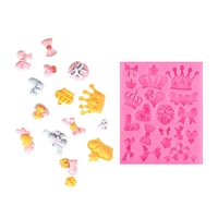 Moule en silicone 3D en forme de nœud papillon pour gâteaux, chocolats, bonbons, fondants et savons – Modèle J-3001