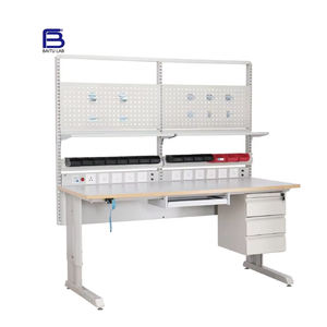 Kommerzieller ESD-Arbeitstisch Stahlrahmen ESD-Werkbank Antistatische Oberfläche Labor Werkstatt Elektronik PCB-Testung - Product Image 1