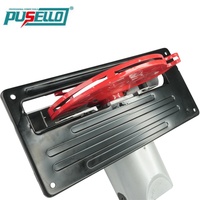 Scie circulaire électrique portable professionnelle PUSELLO 2200W, 9 pouces, pour la coupe du bois