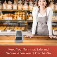 Étui de protection Verifone V400M avec couvercle de terminal en silicone pour le transport et la protection des TPV