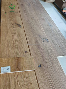 Parquet en chêne français fumé, brossé, de qualité rustique, à larges lames, finition mate en uréthane, pour murs, sols et plafonds, de la marque LongWell - Product Image 6