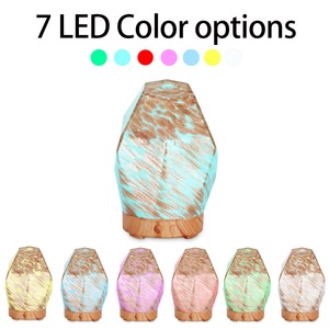 Diffusore di vetro dell'aroma dei diamanti 100ML, pietra <span class=keywords><strong>collina</strong></span> nebbia fresca purificatore umidificatore per il prezzo più basso - Product Image 4