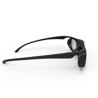 Verres à obturateur 3D d'approvisionnement d'usine 96-144HZ Platinum Logo personnalisé Rechargeable actif pour projecteur TV obturateur DLP-link lunettes 3D
