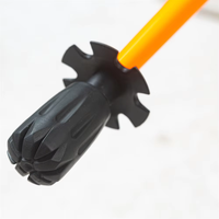 Bâton de randonnée télescopique en fibre de carbone, pliable, ultraléger, avec embout en carbure de tungstène, verrouillage rapide, capacité militaire de 150-200 lb, pour sentiers