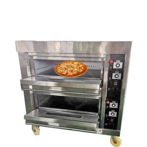 Nuevo Gas <span class=keywords><strong>Pizza</strong></span> 16 Pan Panadería Fabricación Horno para asar cerdos con gran precio - Product Image 6