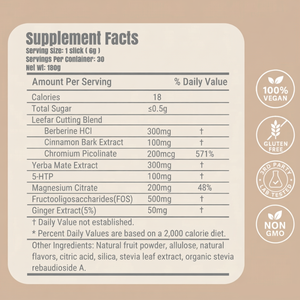 Private Label Support Glp-1 Drink Mix Dual Craving& Metabolism Support Berberine Chromium 5-htp Yerba Mate Magnesium Memory - Product Image 2