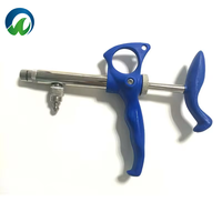 Seringue automatique vétérinaire en plastique et acier de 1 ml avec flacon pour le diagnostic de la volaille