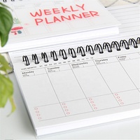 Kawaii spirale cahier calendrier Portable 2022 Agenda Journal Journal hebdomadaire mensuel planificateur organisateur calendrier école papeterie