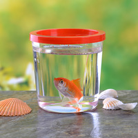 Mini-bassin transparent en plastique avec couvercle pour aquarium - Vente en gros