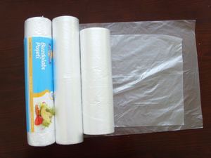 PE T-Shirt <b>Bag</b> with Embossing for Food Packaging Recyclable Customizable Size & Color Supermarket & Exhibition Use - Product Image 4