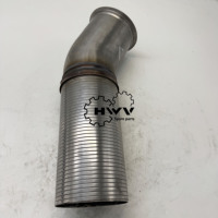 Tuyau d'échappement silencieux neuf de haute qualité 568-7435 5687435 pour camion articulé 740 GC 740 745