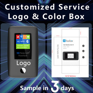 Routeur Wifi Karbor 6000mAh 4G LTE Esim, routeur Wifi avec carte SIM, mini UPS pour routeur Wifi RJ45 - Product Image 6