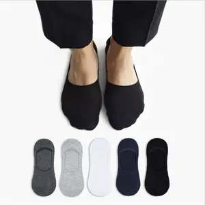 Herren Unsichtbare Socken Große Söckchen Herren Herren Baumwolle Rutsch feste Silikon Low Cut Boots socken