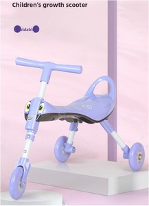 Triciclo Plegable Oulaio de Plástico con Tres Ruedas, Bicicleta de Equilibrio para Niños, Scooter para Bebés - Product Image 5