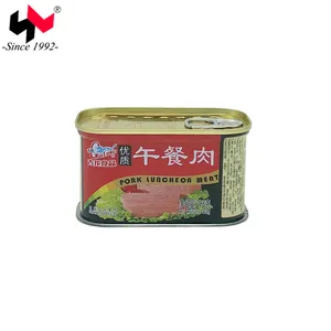 198g Empty Rectangular Tin Can for Luncheon Meat food packing