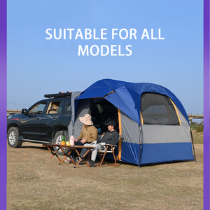Carpa familiar de una habitación y doble capa para acampar |   Parasol para Techo de Autocaravana SUV |   Lona Impermeable de Poliéster 210T para Exteriores, Cuatro Estaciones - Product Image 2