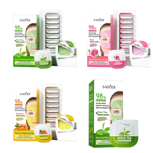 Mascarilla Facial Hidratante <span class=keywords><strong>de</strong></span> Barro Herbal SADOER con Cúrcuma y Rosa para Todo Tipo <span class=keywords><strong>de</strong></span> Piel - Product Image 1