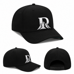 Gorra de Béisbol de Lona Vintage Deportiva de Dos Tonos con Logotipo Personalizado al por Mayor, Bordado 3D, Unisex, Estructurada, con Cierre a Presión - Product Image 2