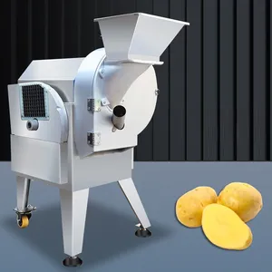 เครื่องหั่นผักไฟฟ้าเชิงพาณิชย์พร้อมมอเตอร์สำหรับโรงงานแปรรูปผักและครัวบริการอาหาร - Product Image 1