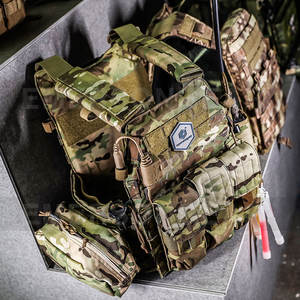 سترة Emersongear تكتيكية مموهة من نايلون كوردورا 500D، حاملة صفائح وعتاد قتالي بنمط LBT6094A - Product Image 5