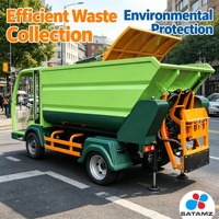 Compacteur de déchets avec moteur 5,5-7,5 kW, pente de 15 %, prix direct usine en gros