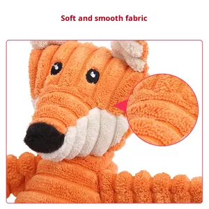 Pet Supplies Animals Shape Pet Plush <b>Toy</b> Stuffed Pet Squeaky <b>Toy</b> Durable Dog Chew <b>Toy</b> Bite-Resistant Teeth Grinding For Puppy - Product Image 2