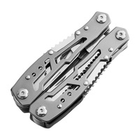 Outil multifonction pliable compact 13-en-1 en acier inoxydable de qualité industrielle pour le camping et le transport quotidien – Résout rapidement les vis lâches – OEM