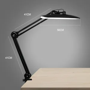 1600 Lumens LED <b>Desk</b> Lamp with Clamp 20 Inches 24W Bright <b>Desk</b> Light Adjustable Arm Dimmable Lamp for Home Office <b>Nail</b> Light - Product Image 6