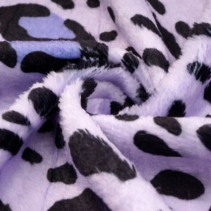 Impresión digital Squish tela Minky de doble cara tela de franela de poliéster liso de alta calidad para Manta - Product Image 2