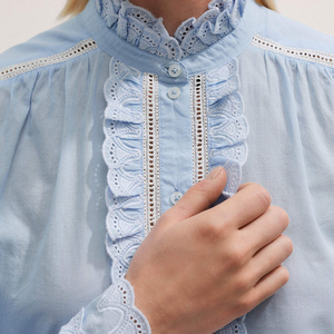 2025 estate nuovo Design <span class=keywords><strong>camicia</strong></span> da donna con bottoni a maniche lunghe da donna - Product Image 6