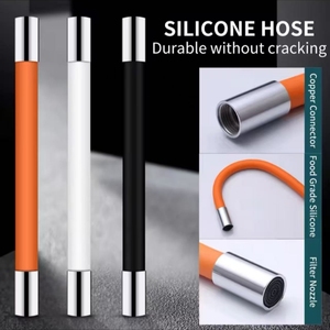 <span class=keywords><strong>Tuyau</strong></span> d'extension universel flexible anti-éclaboussures en forme de robinet orange, design moderne, pour accessoires de robinet de cuisine - Product Image 5