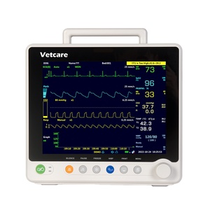 Moniteur patient vétérinaire Mnvet-20 en gros de Chine, grand écran de 12,1 pouces, surveillance multiparamétrique des animaux de compagnie, <span class=keywords><strong>ECG</strong></span>, anesthésie - Product Image 4