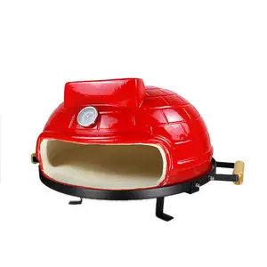 Outdoor Commercial Pizza Oven Rotating Gas Portable Propane Fire Kitchen Pizza Maker Baking Machine Pizza Stone Rotating