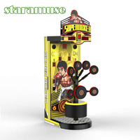 Machine de boxe arcade Dragon Fist avec accepteur de billets personnalisé, pour sports de combat, fonctionnement à monnayeur, version anglaise pour usage en rue