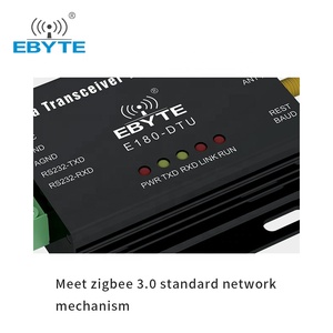E180-DTU(ZG120-232) การรักษาความปลอดภัยที่มีเสถียรภาพสูง <span class=keywords><strong>Zigbee</strong></span> 3.0สถานีวิทยุเครือข่าย RS232เครื่องส่งสัญญาณไร้สายและตัวรับสัญญาณ <span class=keywords><strong>Zigbee</strong></span> <span class=keywords><strong>Gateway</strong></span> - Product Image 4