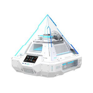 Boîtier PC Mecha Space NPC <span class=keywords><strong>ALSEYE</strong></span>, design futuriste et technologique, micro ATX/ITX, refroidisseur 360, boîtiers et tours d'ordinateurs de jeu - Product Image 1