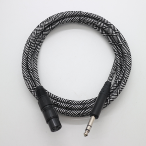 Noir et Blanc Double Couleur Haute Qualité <span class=keywords><strong>Pit</strong></span> Viper Tissé Net Icrophone Câble Xlr Câble Mâle à Femelle Xlr Câble - Product Image 3