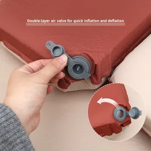 Colchón Inflable Portátil para Acampar al Aire Libre, Doble, Automático, con Cojín de Aire, Tejido Compuesto - Product Image 4